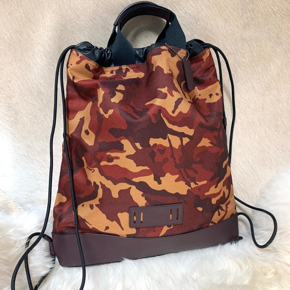Coach Men's/unisex drawstring tote/backpack